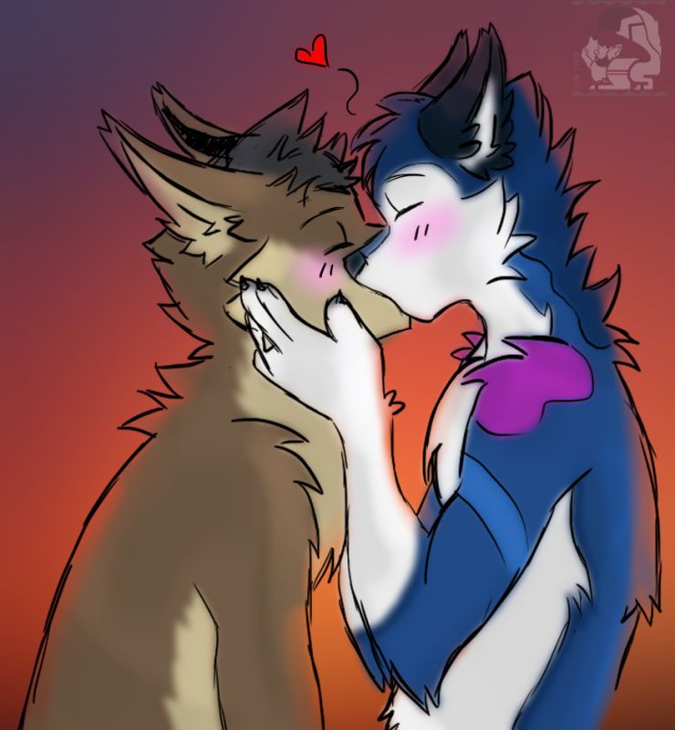 Kiss <3 by Drakk'Art